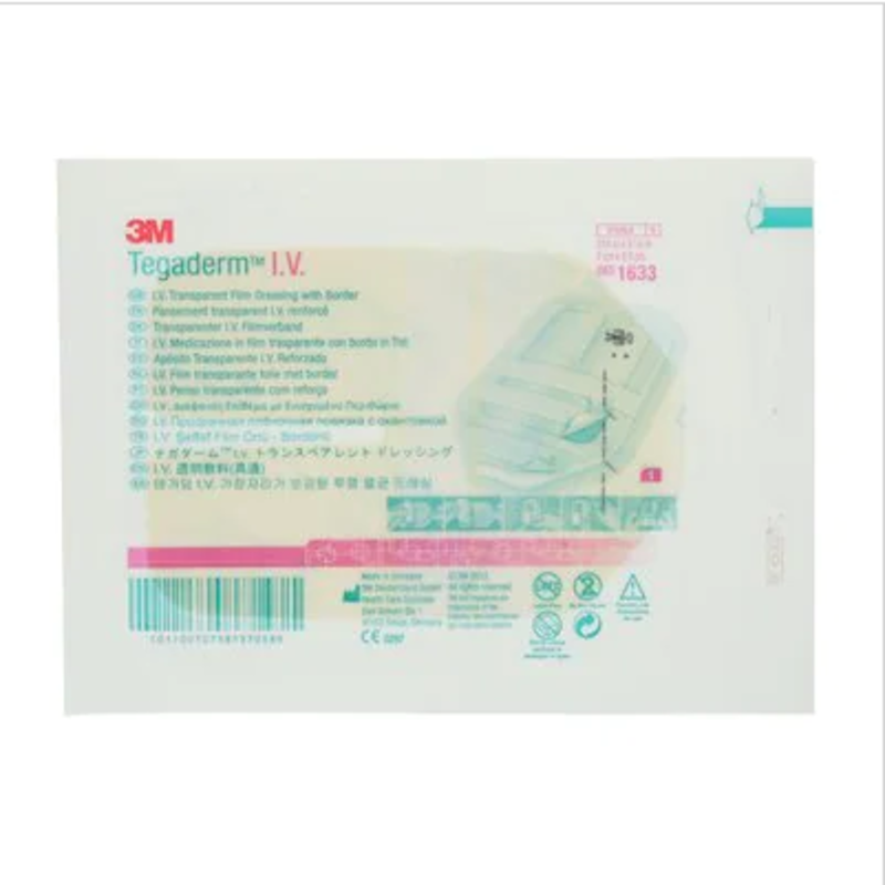 Прозора плівкова пов'язка з окрайкою, 7см х 8,5 см